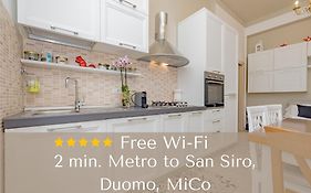 2 Bedroom Apartment - Buzzi Hospital, Sempione, Mico, 100Mt Metrom5